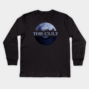 The Cult blue moon vinyl Kids Long Sleeve T-Shirt